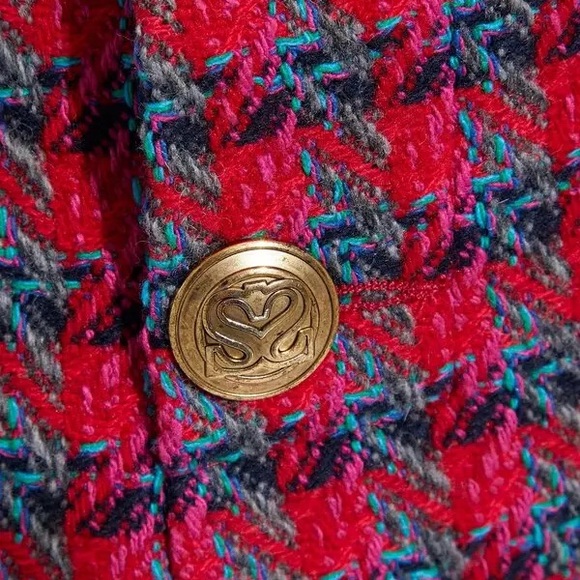 Sandro Paris Efira Button-Detailed Tweed Mini Skirt | Like New - Picture 4 of 12